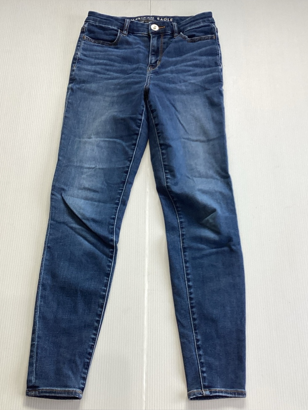 American Eagle Jeans Women  Size 2 Curvy Hi-Rise Jegging Next Level Stretch Blue